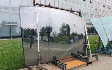 vidrio curvado